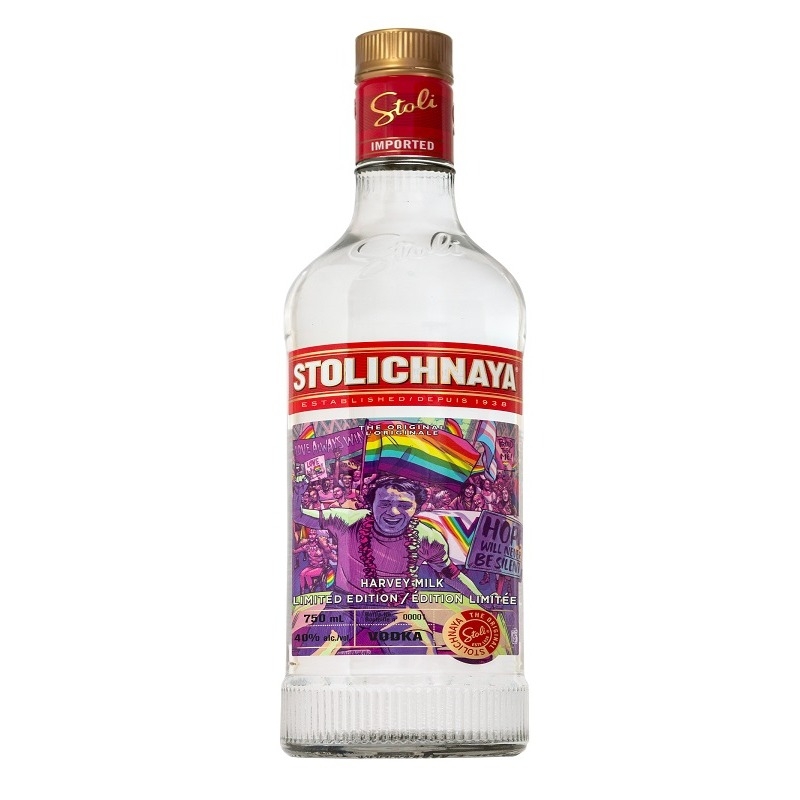 Stoli Pride Limited Edition Label Vodka